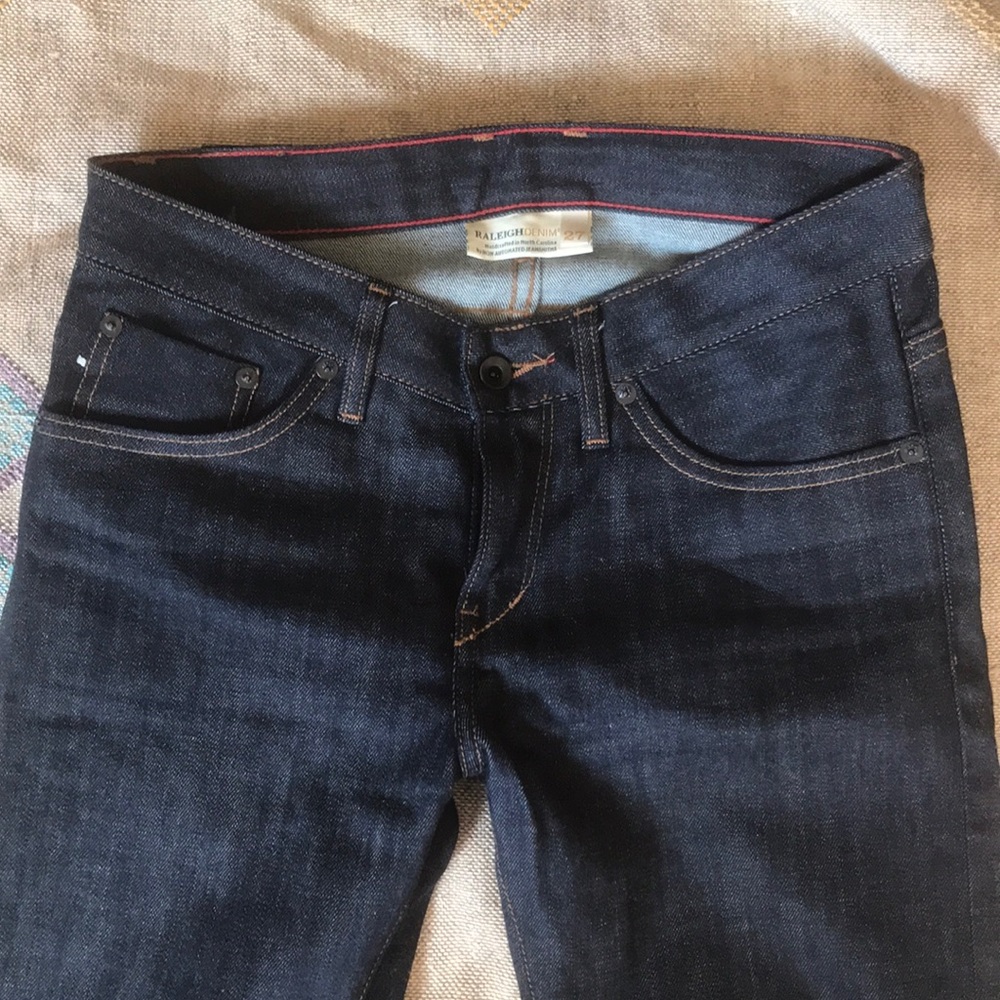 Raleigh size 27 dark jeans